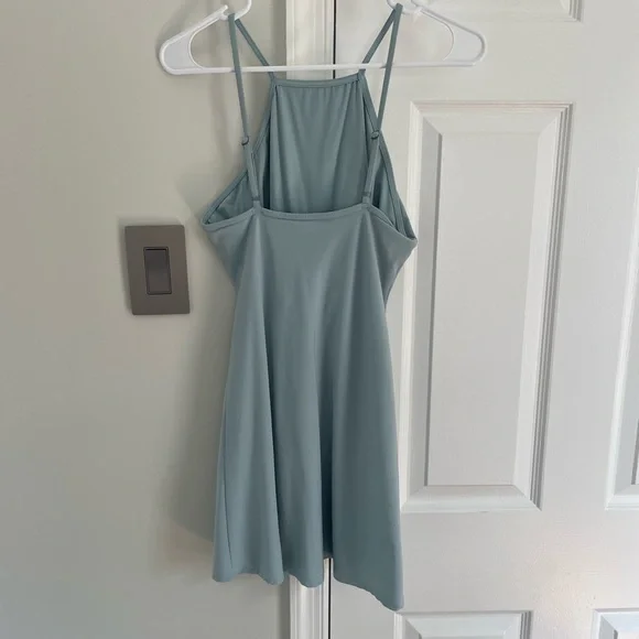 Abercrombie & Fitch A&F Traveler Built In Shorts Sleeveless Blue Dress SP Comfy - Picture 6 of 9